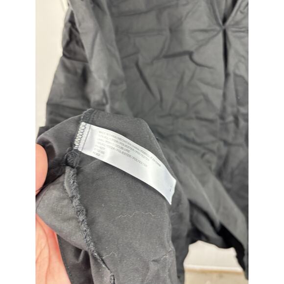 Eloquii Plus Sz 24 Black Button Up Open Sides Capsule Midi Dress Open Back - Picture 7 of 8